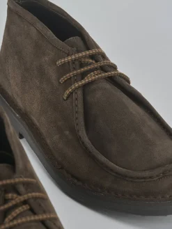 Anfibi camoscio beige