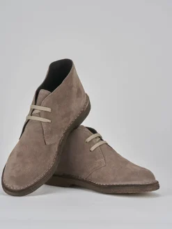 Anfibi camoscio beige