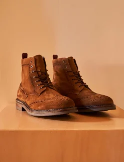 Anfibi camoscio marrone