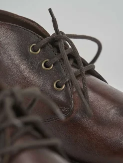 Anfibi pelle marrone