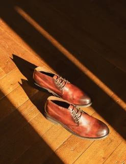 Anfibi pelle marrone