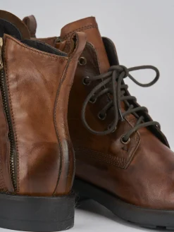 Anfibi pelle marrone