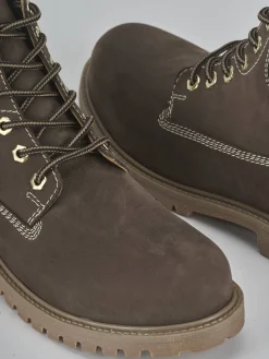 Anfibi tacco 1cm nabuk testa