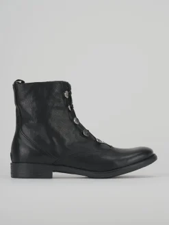 Anfibi tacco 3cm pelle nero