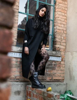 Anfibi tacco 1cm pelle nero