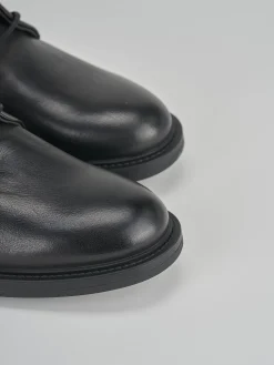 Anfibi tacco 2cm pelle nero