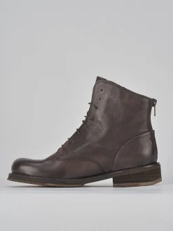 Anfibi tacco 2cm pelle testa