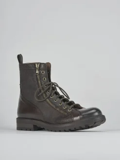 Anfibio tacco 1 cm testa pelle