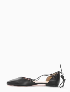 Ballerina tacco 1 cm nero