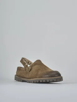 Ballerine tacco 1cm camoscio beige