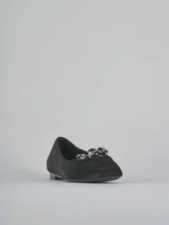 Ballerine tacco 1cm cavallino nero