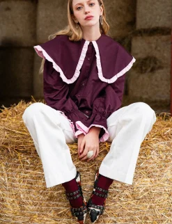 Ballerine tacco 1cm cavallino multicolor