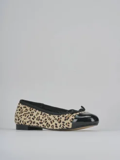 Ballerine tacco 1cm cavallino multicolor