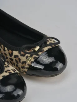 Ballerine tacco 1cm cavallino multicolor