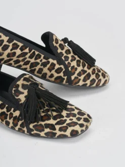 Ballerine tacco 1cm cavallino multicolor