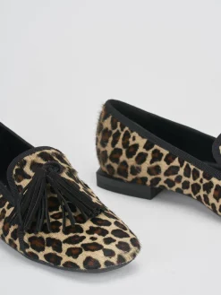 Ballerine tacco 1cm cavallino multicolor