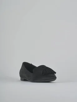 Ballerine tacco 1cm cavallino nero
