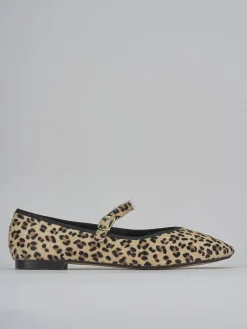 Ballerine tacco 1cm cavallino multicolor