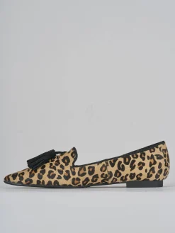 Ballerine tacco 1cm cavallino multicolor