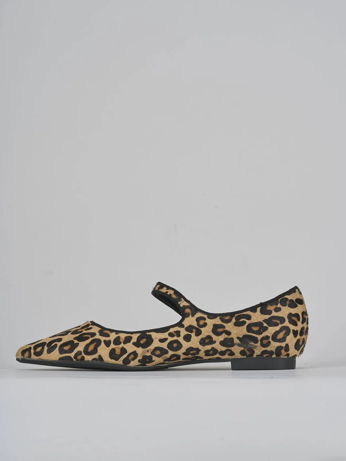 Ballerine tacco 1cm cavallino multicolor