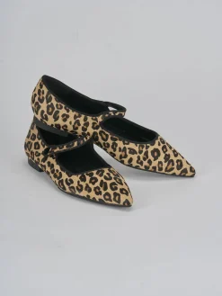 Ballerine tacco 1cm cavallino multicolor