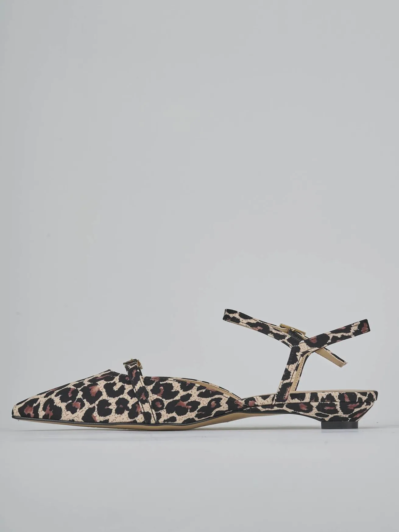 Ballerine tacco 2cm cavallino multicolor