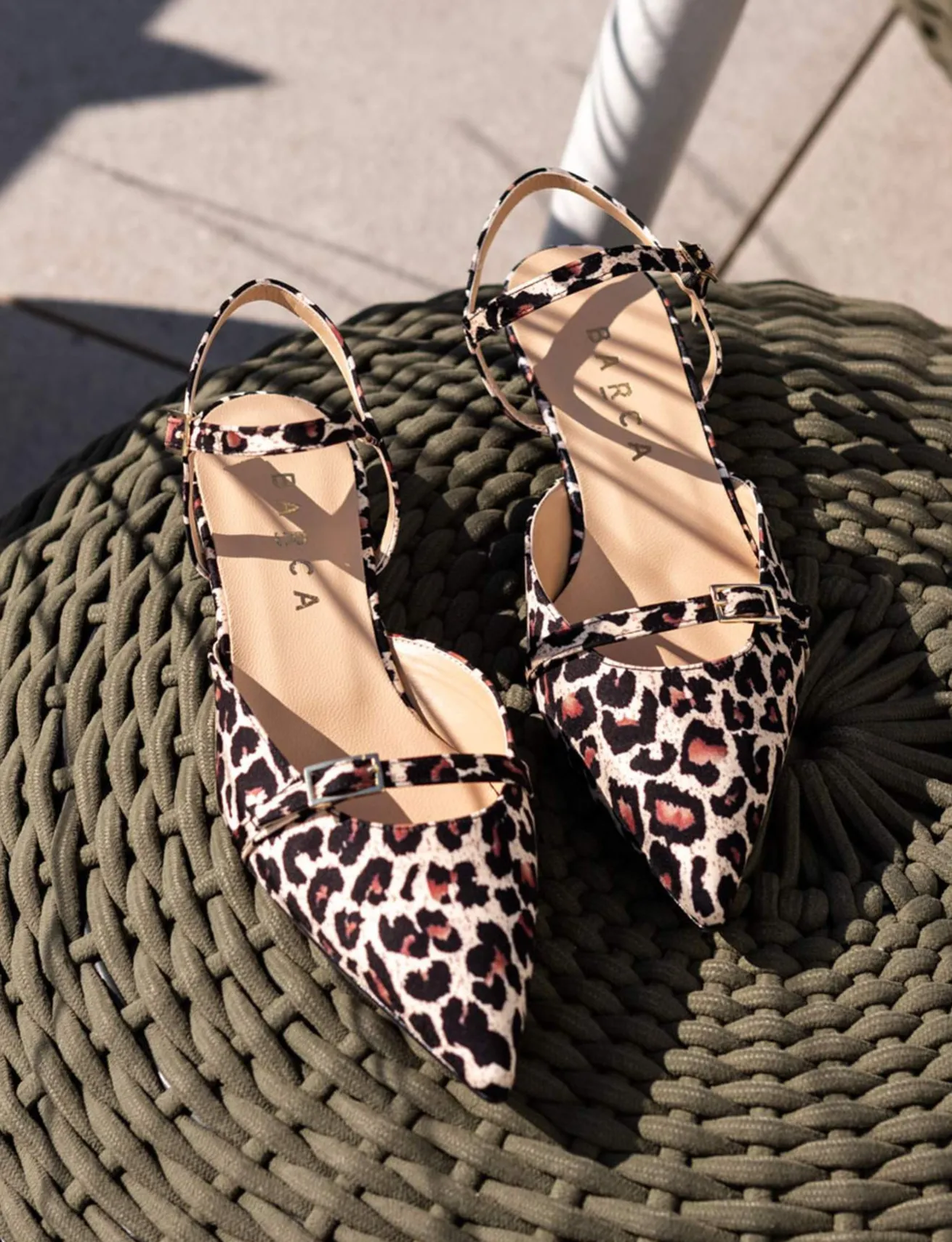 Ballerine tacco 2cm cavallino multicolor