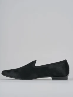 Ballerine tacco 1cm cavallino nero