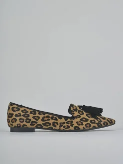 Ballerine tacco 1cm cavallino multicolor