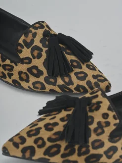 Ballerine tacco 1cm cavallino multicolor