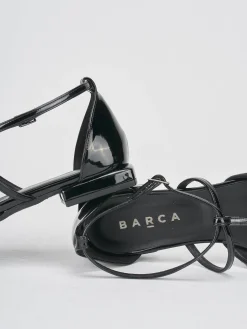 Ballerine tacco 1cm cavallino nero