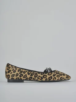 Ballerine tacco 1cm cavallino multicolor