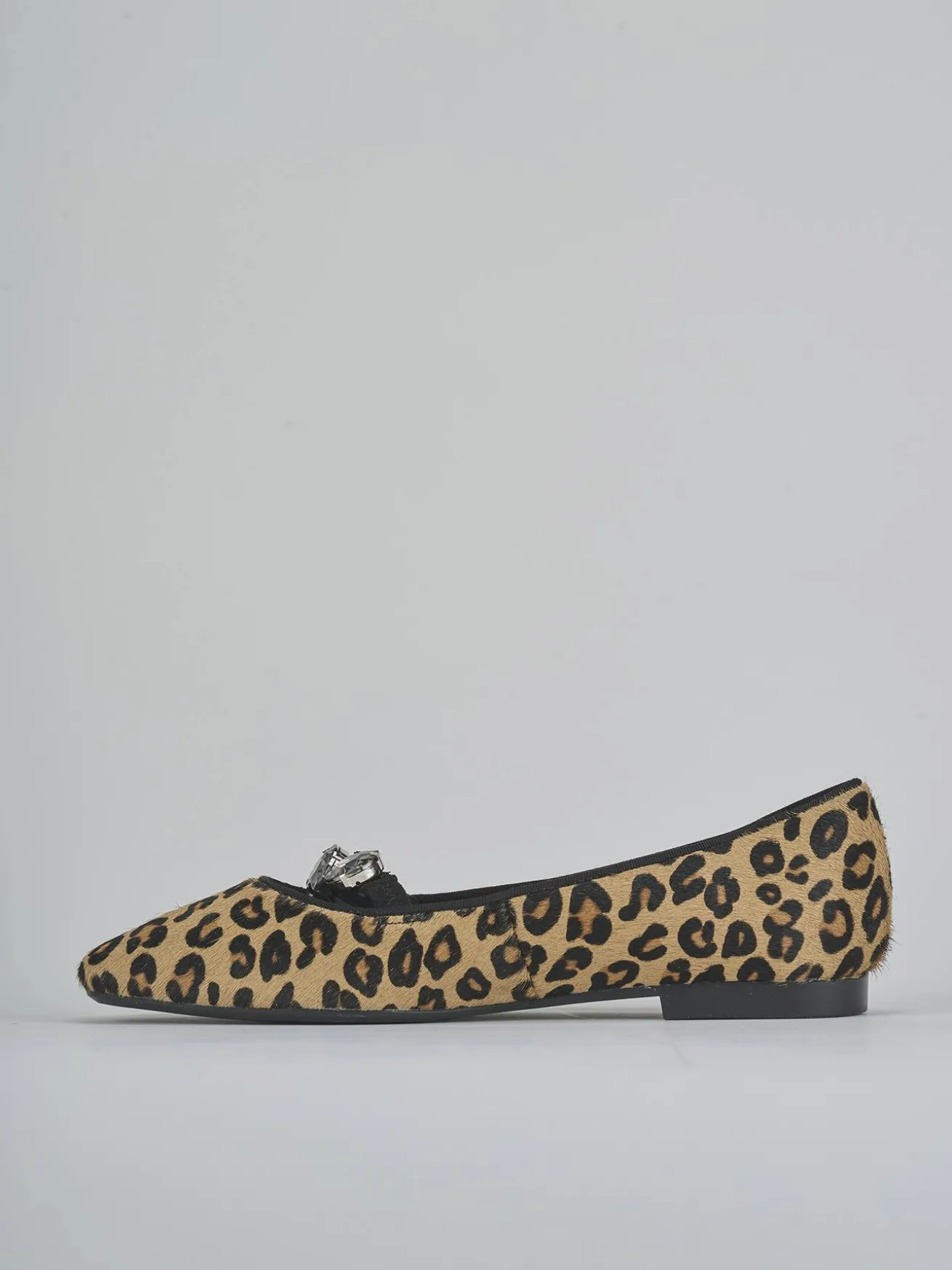 Ballerine tacco 1cm cavallino multicolor