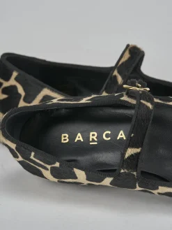 Ballerine tacco 1cm cavallino giraffa