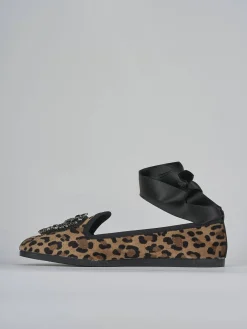 Ballerine tacco 1cm cavallino multicolor