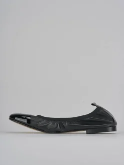 Ballerine tacco 1cm pelle nero