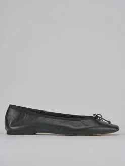 Ballerine tacco 1cm pelle nero