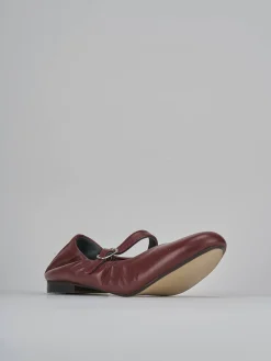 Ballerine tacco 1cm pelle bordo'
