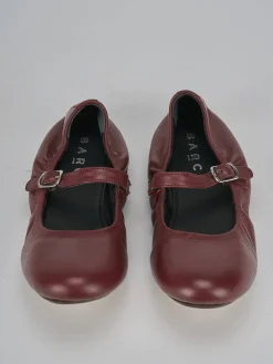 Ballerine tacco 1cm pelle bordo'