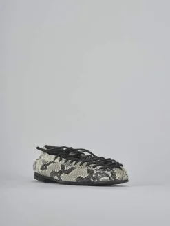 Ballerine tacco 1cm pelle beige