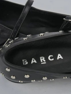 Ballerine tacco 1cm pelle nero