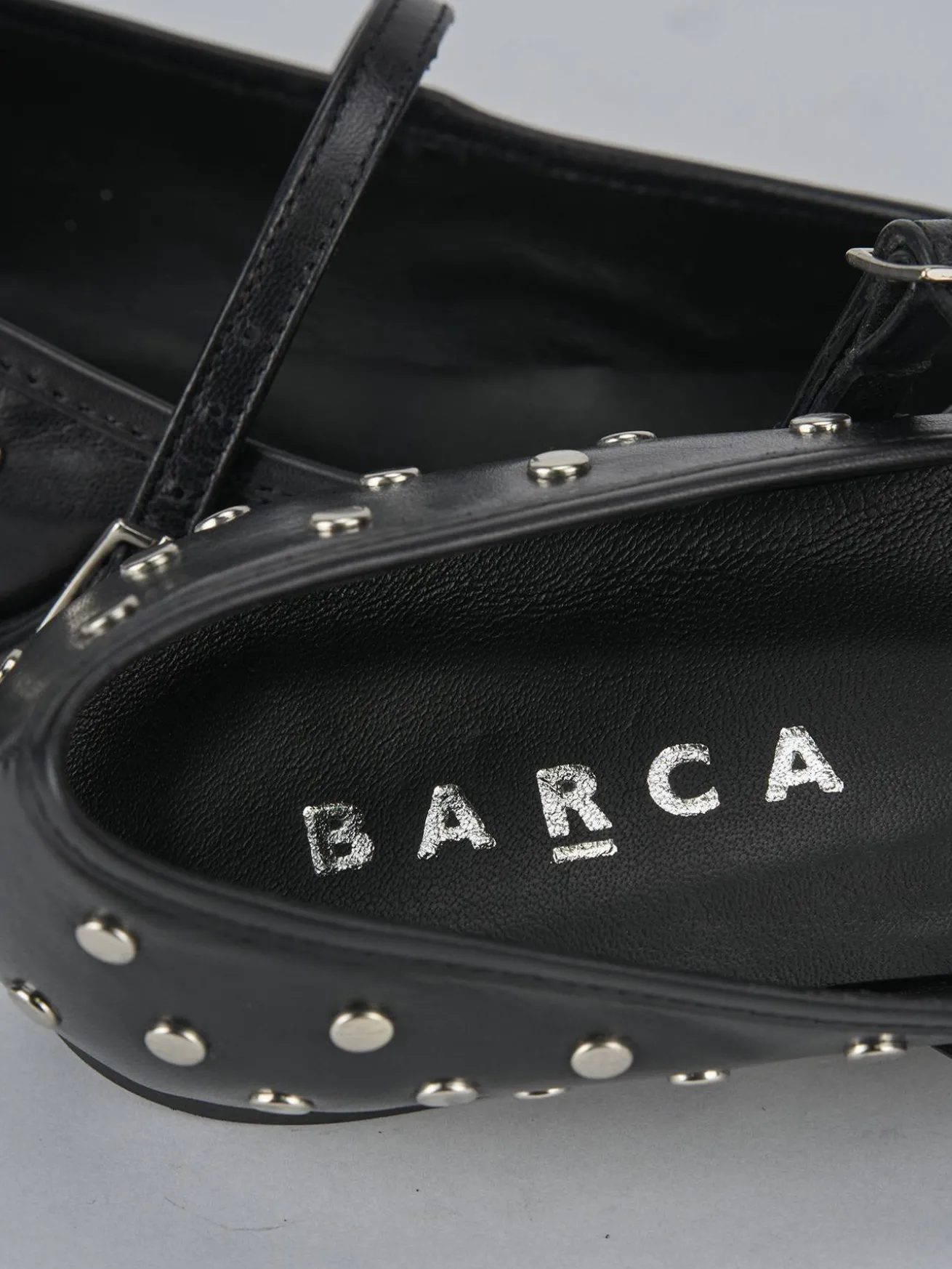 Ballerine tacco 1cm pelle nero