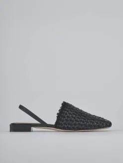 Ballerine tacco 1cm pelle nero