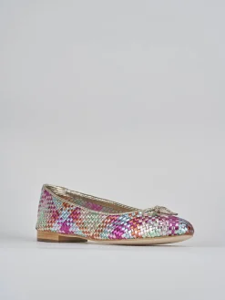 Ballerine tacco 1cm pelle multicolor