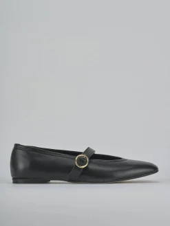 Ballerine tacco 1cm pelle nero