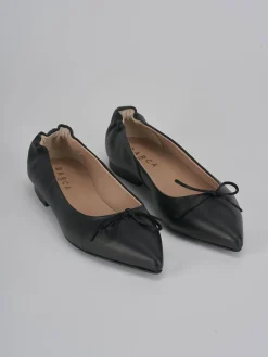 Ballerine tacco 1cm pelle nero