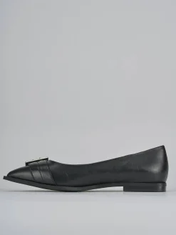 Ballerine tacco 1cm pelle nero