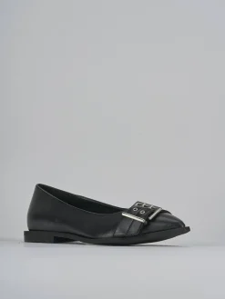 Ballerine tacco 1cm pelle nero
