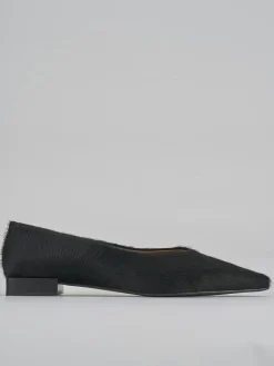 Ballerine tacco 1cm pelle nero