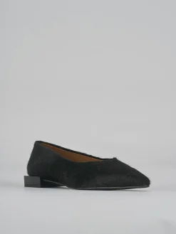 Ballerine tacco 1cm pelle nero